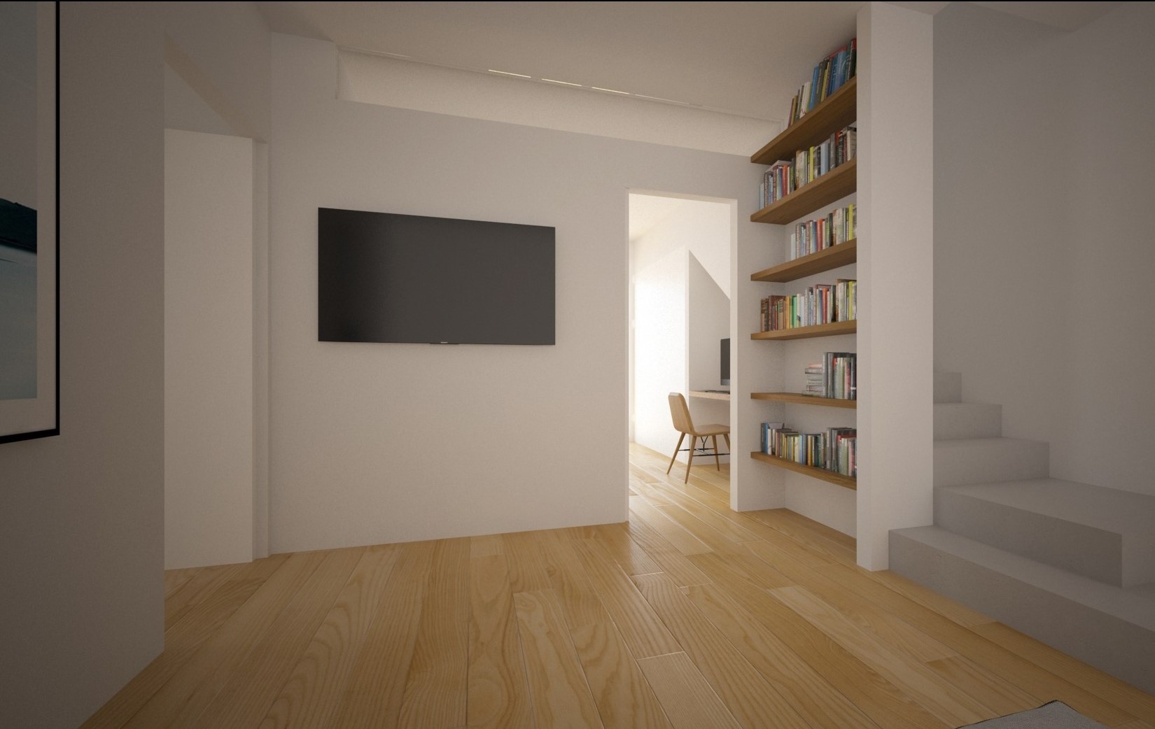 render appartamento roma ristrutturazione studio tecnico Gioia 2