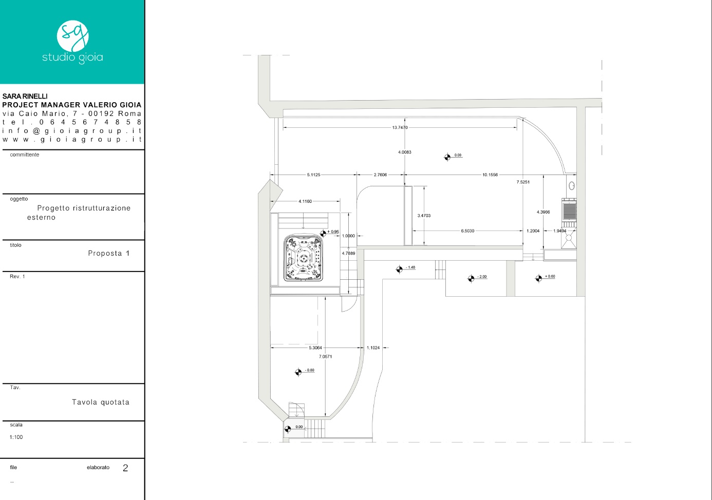 studio tecnico gioia progetto design esterni giardino